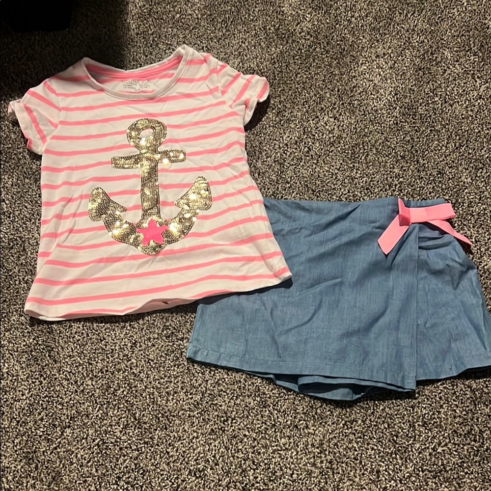 Rachel Zoe Pink and Blue Kids Matching Set